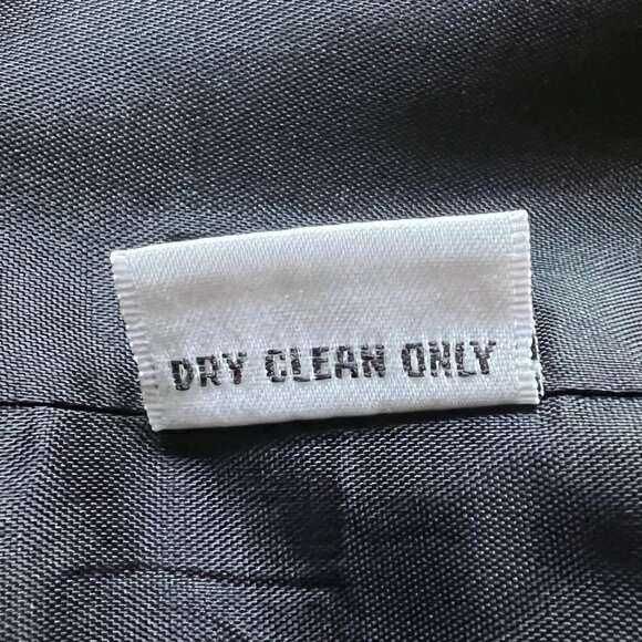 Rickie Freeman Teri Jon Size 16 Black Silk Wool Blend Corset Bow Blazer Jacket - Picture 6 of 11